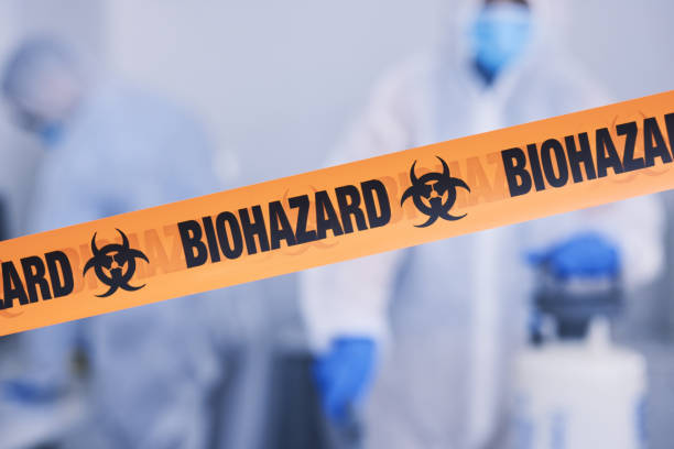 Professional Biohazard Cleanup technician working in Waterford, CA